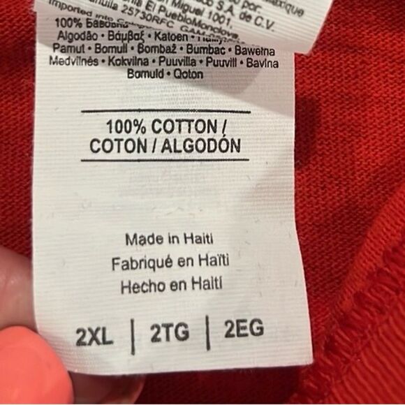 Milwaukee red 100% cotton Gildan tee shirt size 2XL - Picture 4 of 4